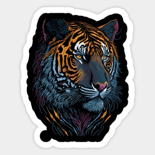 Pop Art Tiger - Colorful Sticker